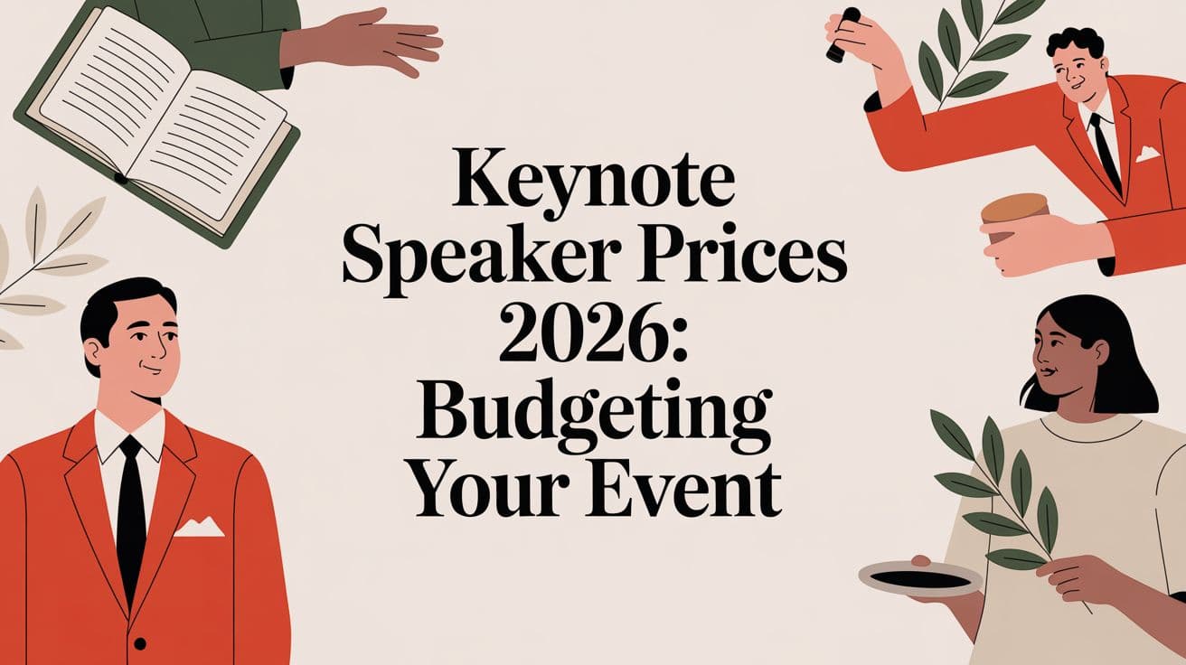 Keynote Speaker Prices in 2026: What You Are Actually Paying For