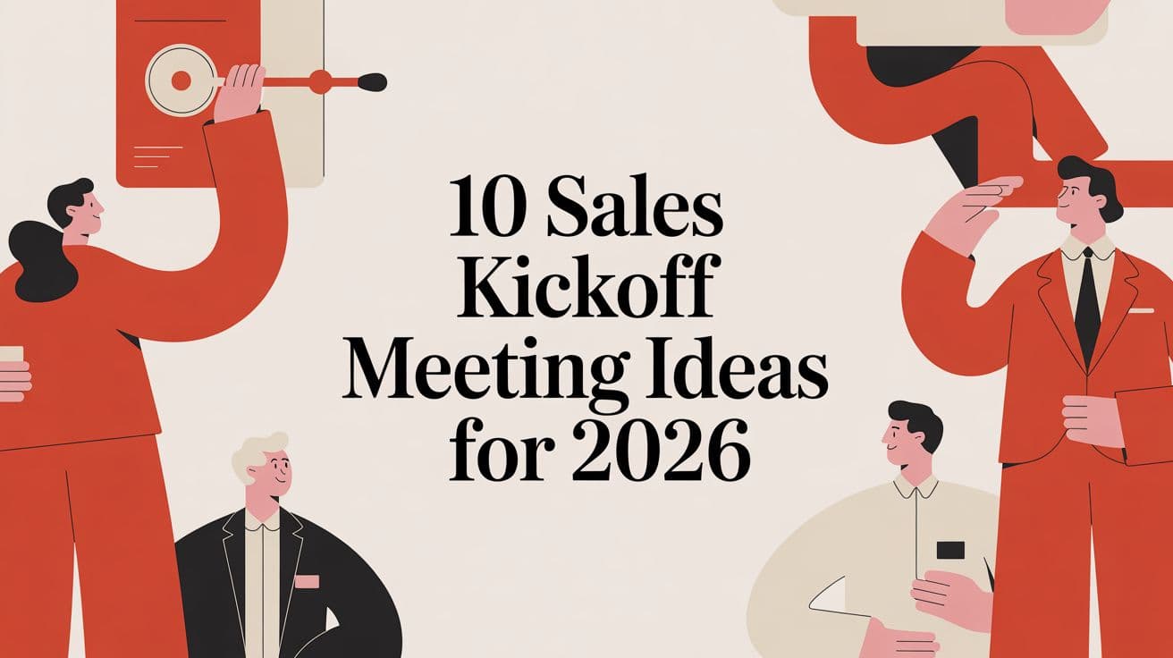 8 Sales Kickoff Meeting Ideas That Actually Move Quota in 2026