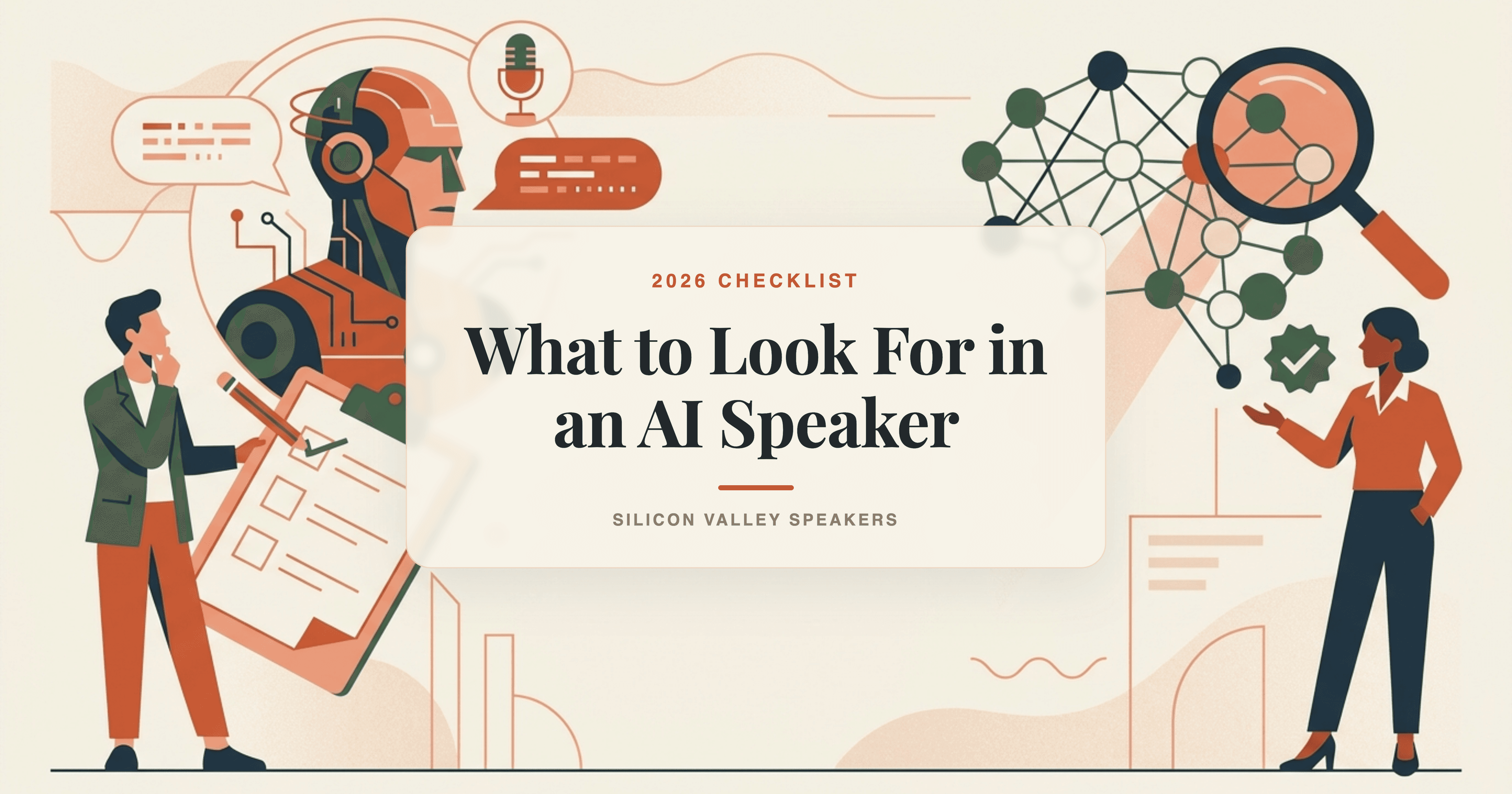 What to Look for in an AI Keynote Speaker (2026 Checklist)
